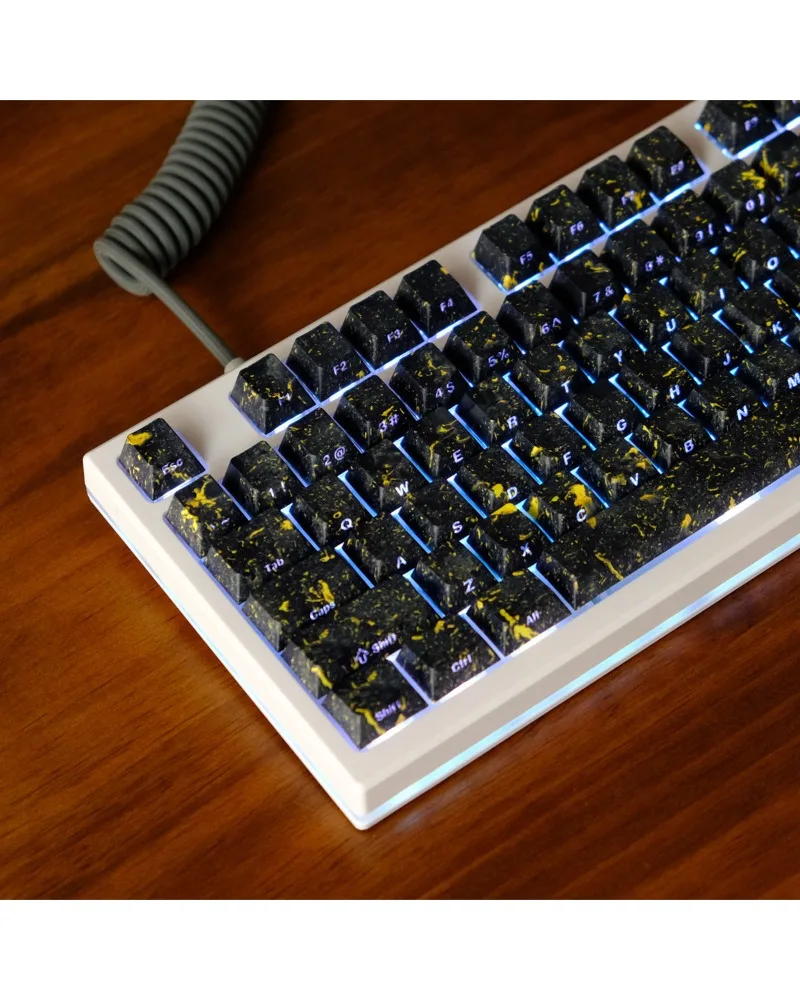 

Keycap PBT original highly sublimated mechanical keyboard cap wooting Meijia lion side engraved light