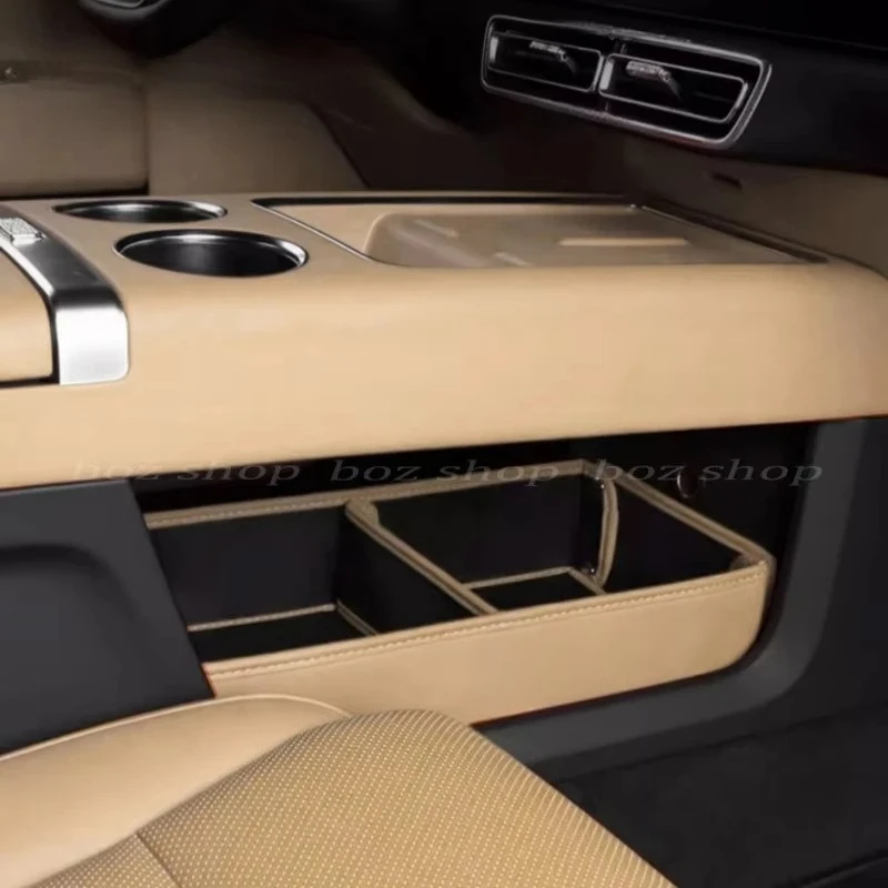 

Lower Center Console Storage Box for SERES 7 2022 2023 2024 Organizer Car Interior Modified Special Accessories Supplies Tools