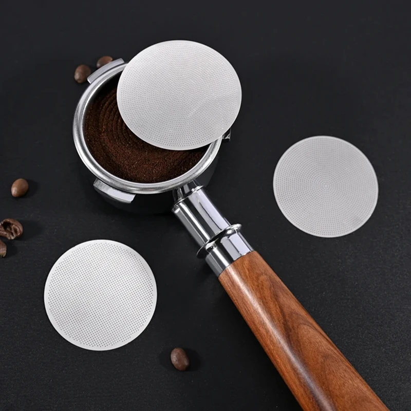 

51/53/58mm Reusable Coffee Puck Screen 304 Stainless steel Double Layer Coffee Filter Fine Mesh Professional Espresso Accessory