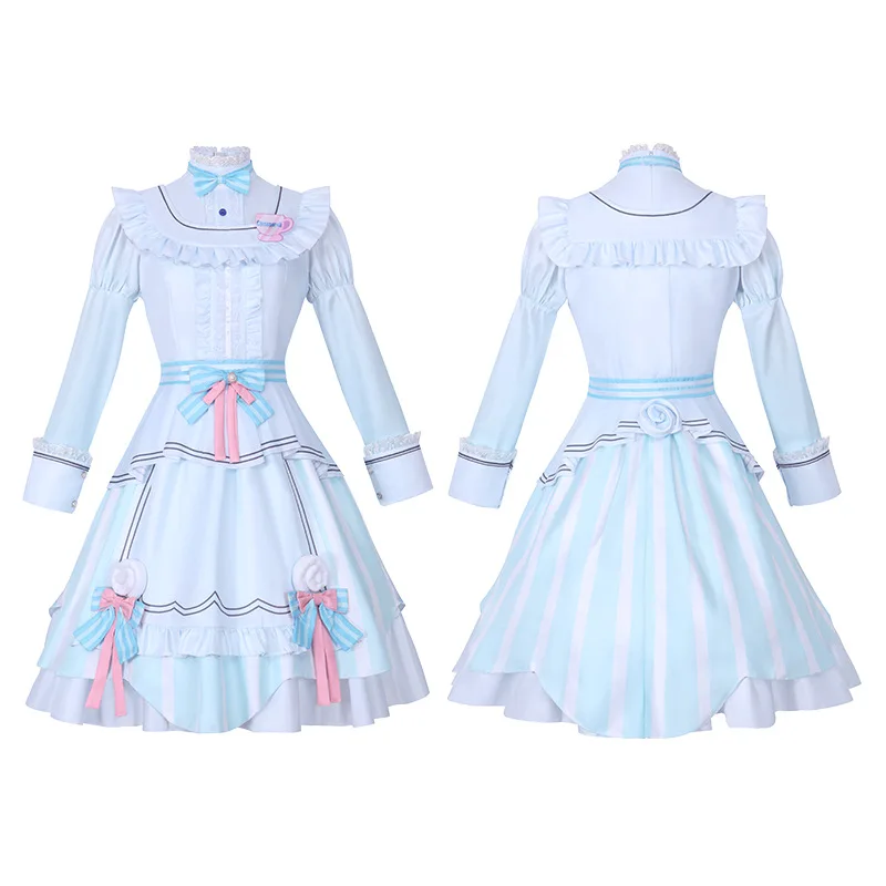 Anime Project Sekai Kleurrijke Stage Feng Xiao Meng San Li Ou Cosplay Kostuum Lolita Jurk Voor Vrouwen Halloween Comic-Con outfits