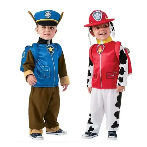 Anime Dog Patrol Kids Cosplay Costume Marshall Chase Skye Zuma Rubble Children Tops Pants Patrol Uniform Halloween Costume