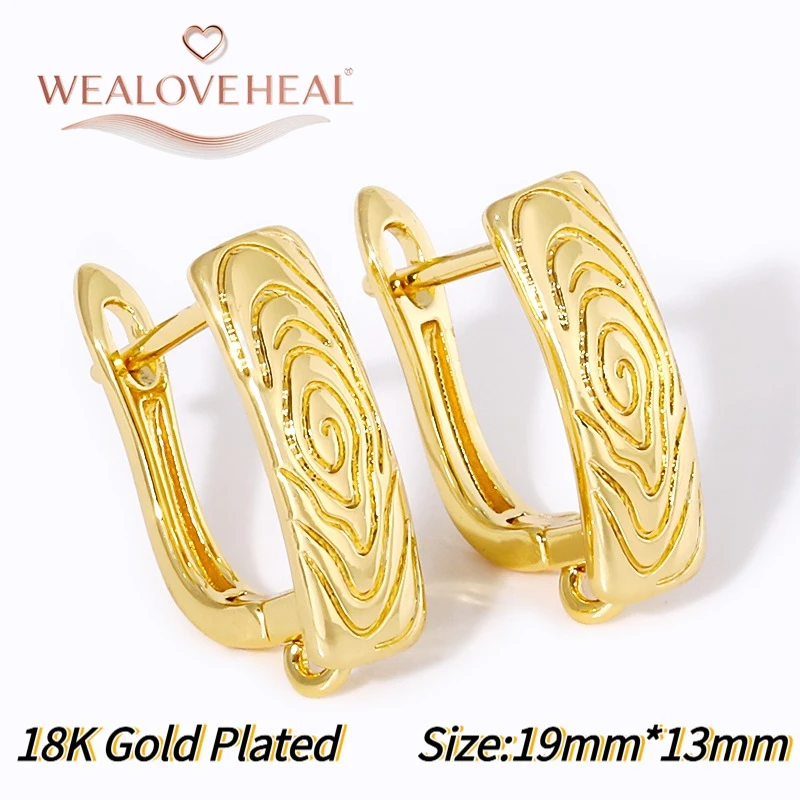 ohrringe selber machen, schmuckherstellung zubehör, Handgefertigte DIY-Ohrringzubehör-Accessoires, modisch, 18 Karat vergoldet, Schneckenform, Leverback-Ohrhaken, hochwertige Ohrringhakenverschlüsse – Detail 35