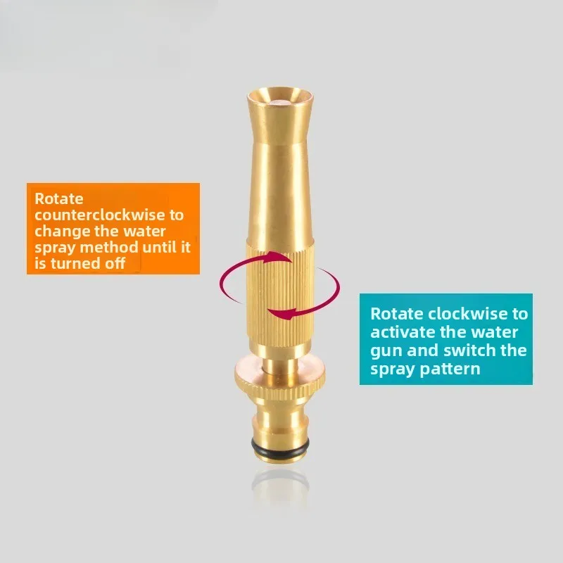 النحاس الحقن المباشر مدفع المياه موصل الضغط العالي 4 نقاط موصل الاتصال السريع الحلمة المفاجئة على المناسب #3