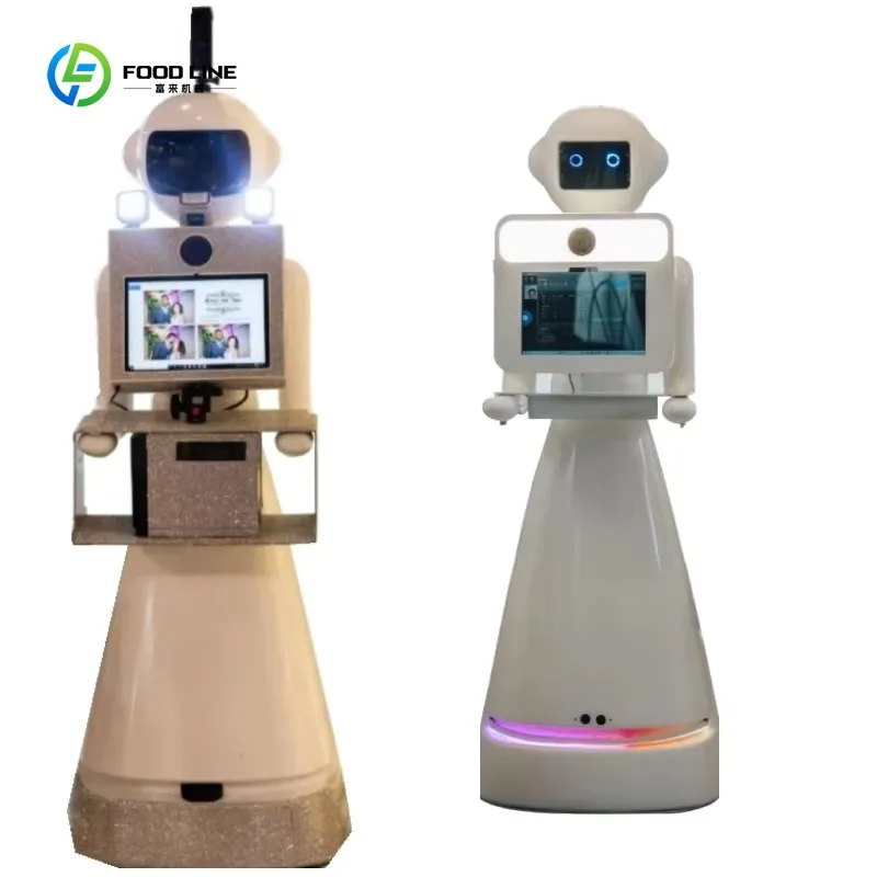 All in One 360 Photo Booth Robot Automatic Rotating Selfie Machine with Instant Photo Printer IPad Stand Customized