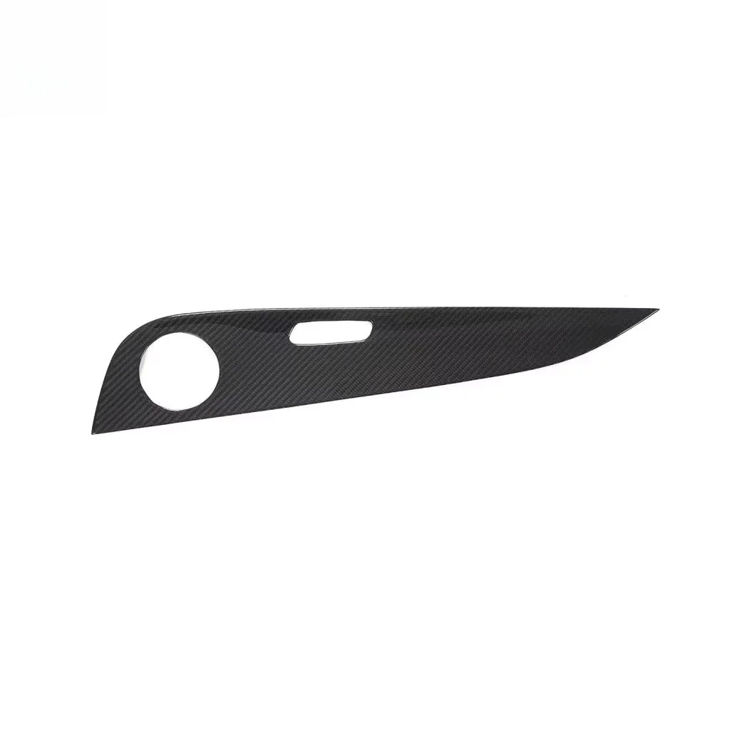 10PCS W213 4 Door 2020-2021 Dry Carbon Fiber Interior Center Dashboard Panel Trim for  E Class