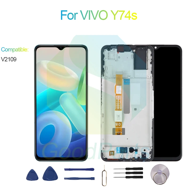 

For VIVO Y74s Screen Display Replacement 2408*1080 V2009A For VIVO Y74s LCD Touch Digitizer