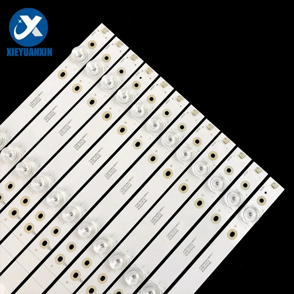 12 Pcs/set 3V Square Lens TV Backlight Bar For Philips 65inch CEJJ-LB650Z-6S1P-M3030-L-3 65PUD6794/77 635mm Led Strip Light