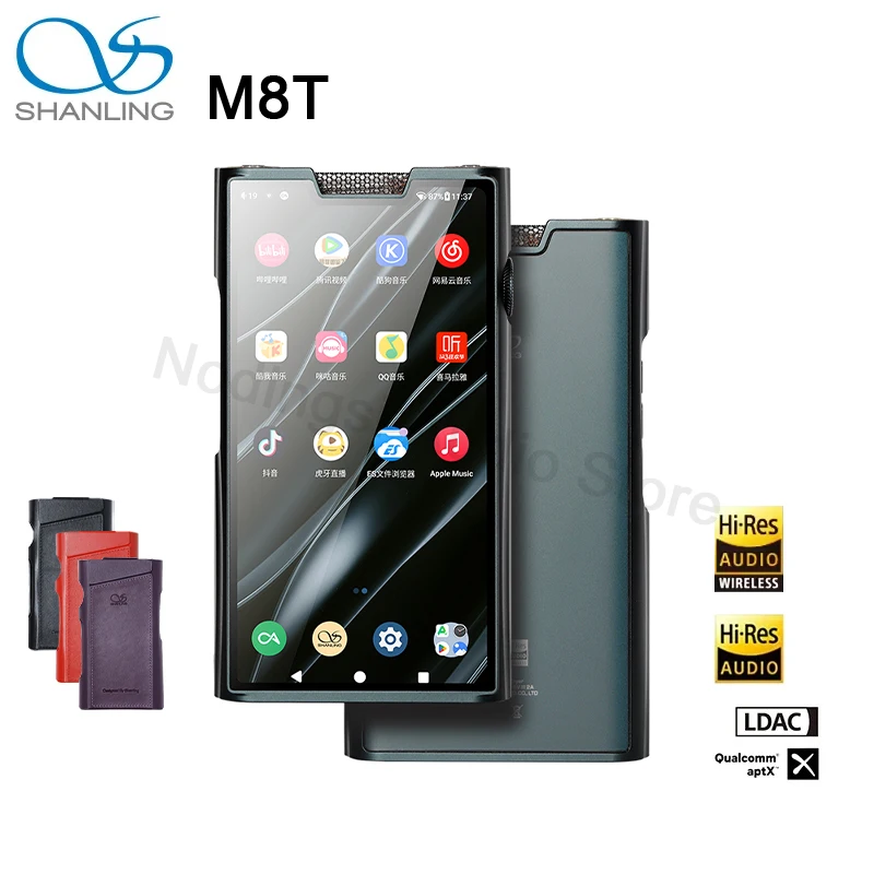 

SHANLING M8T MP3 Player Tube HIFI Portable Music Player Hi-Res Audio MP3 Player Bluetooth 2x 4191EQ 2x 4499EXDAC chips Android