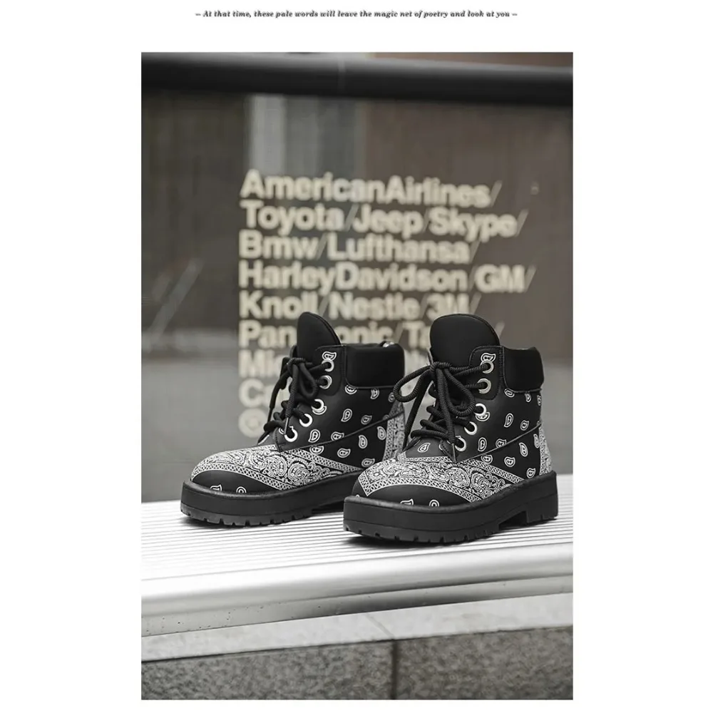 العلامة التجارية الرجال الأحذية النمط البريطاني للجنسين حذاء من الجلد موضة فاخرة الرجال دراجة نارية التمهيد عالية الجودة أحذية من الجلد جديد بوتاس موهير #1