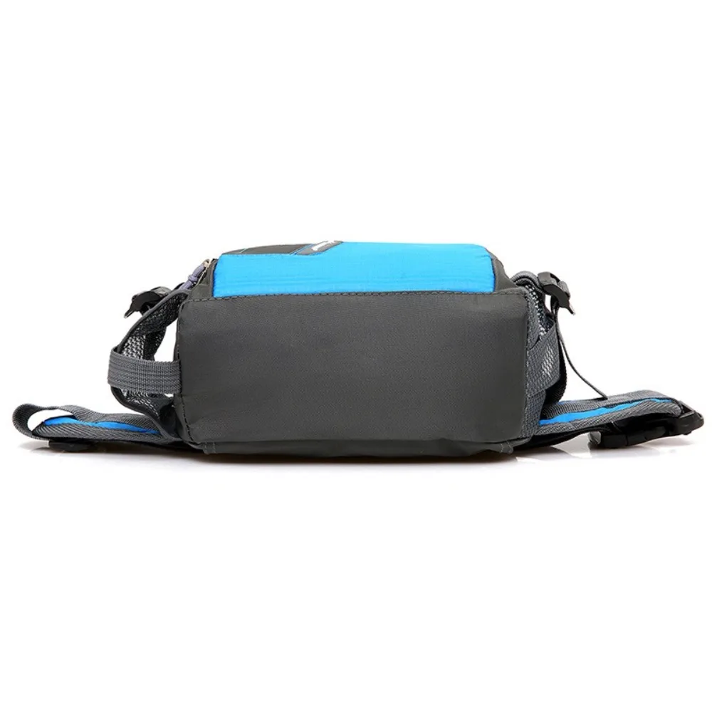 

Портативный нейлоновый кошелек для бега с держателем для бутылок, двойной карман, мужская поясная сумка, водонепроницаемая поясная сумка для бега, пеший туризм