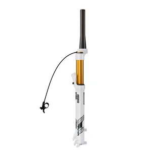 Magnesium Alloy Bike Front Fork, Ultralight, Shock Absorption, Frame Suspension, Disc Broke, Travel, 26, 27.5, 29 Inch, 120mm 9 main sales suspension rim 26 - №8