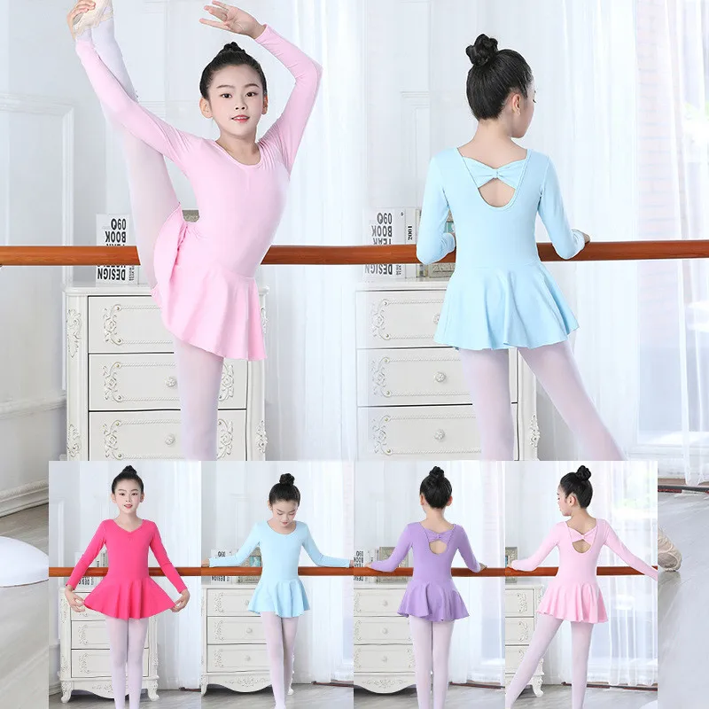 Balletdans Outfit Voor Meisjes Moderne Kleding Gymnastiek Accessoires Jeugd Body Turnpakje Kostuum Rokken Kids Jurken Weart