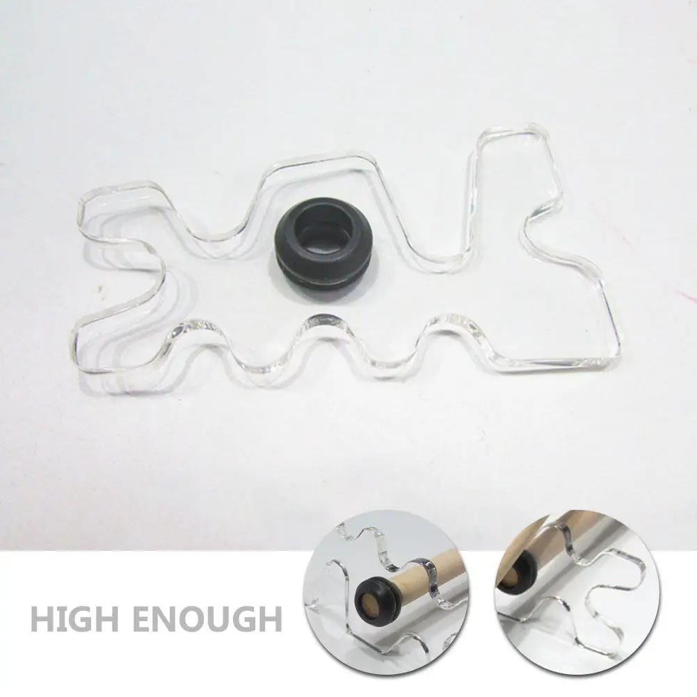 

Акриловая подставка для бильярдных киев, устойчивая конструкция, портативная, для снукера и пула, оборудование для бильярда, держатель для киев