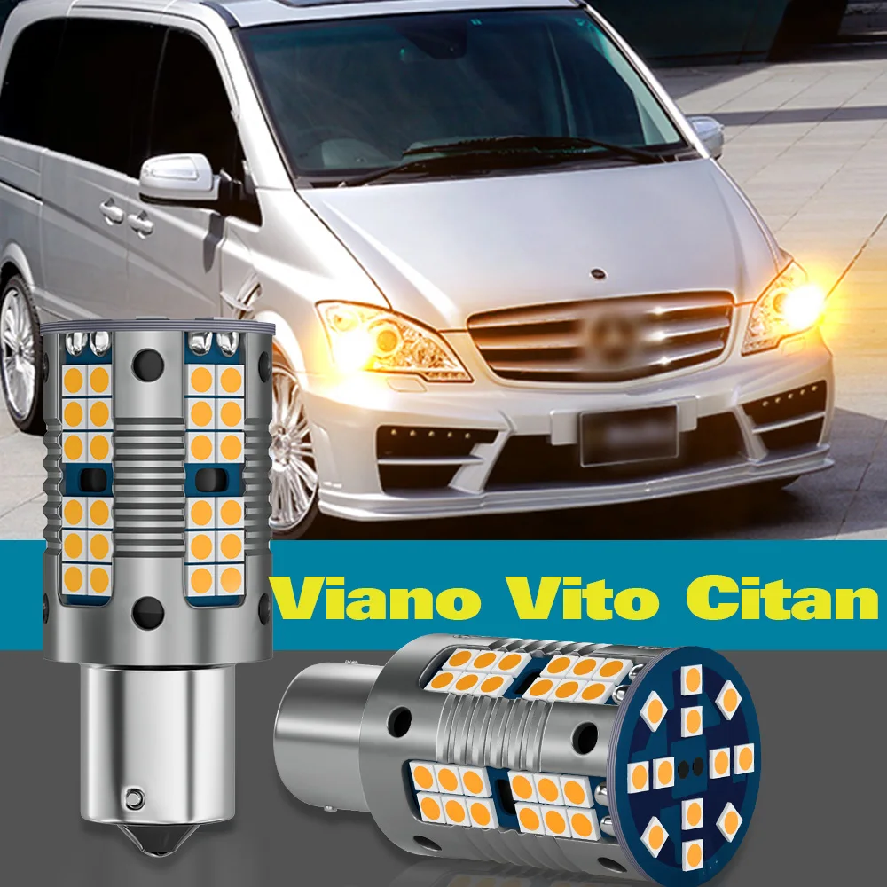 

Turn Signal Light For Mercedes Benz Viano Vito W639 Citan W415 Accessories 2003-2020 2009 2010 2011 2012 2013 2014 2pcs LED Lamp