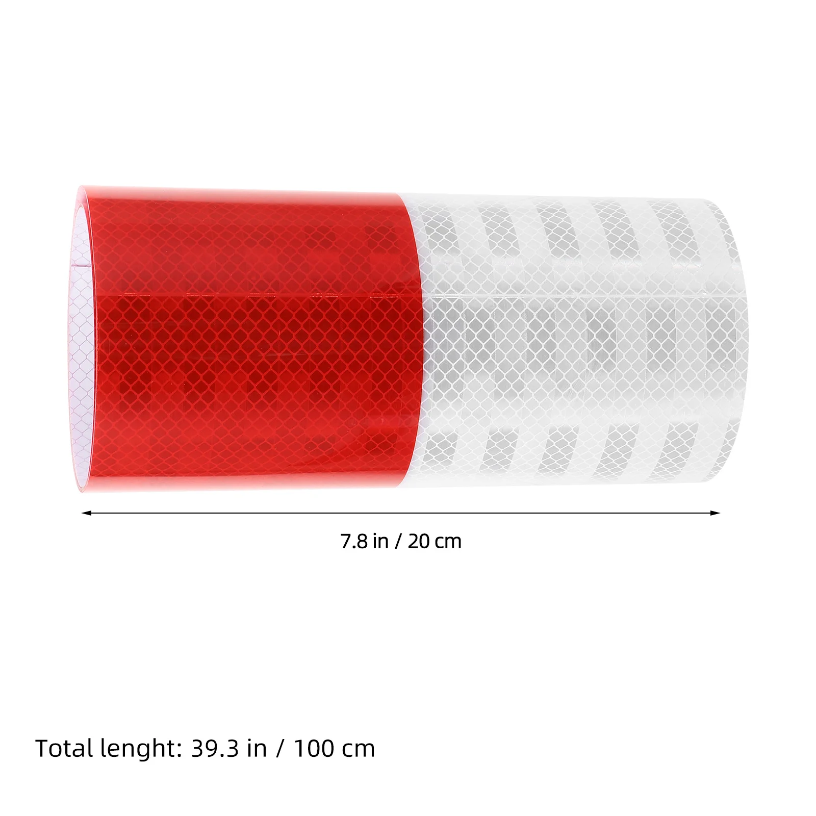 

1 Roll Reflective Tape Durable Weather Resistant High Visibility Safety Film For Driveway Vehicle Trailer Outdoor Use Reflective