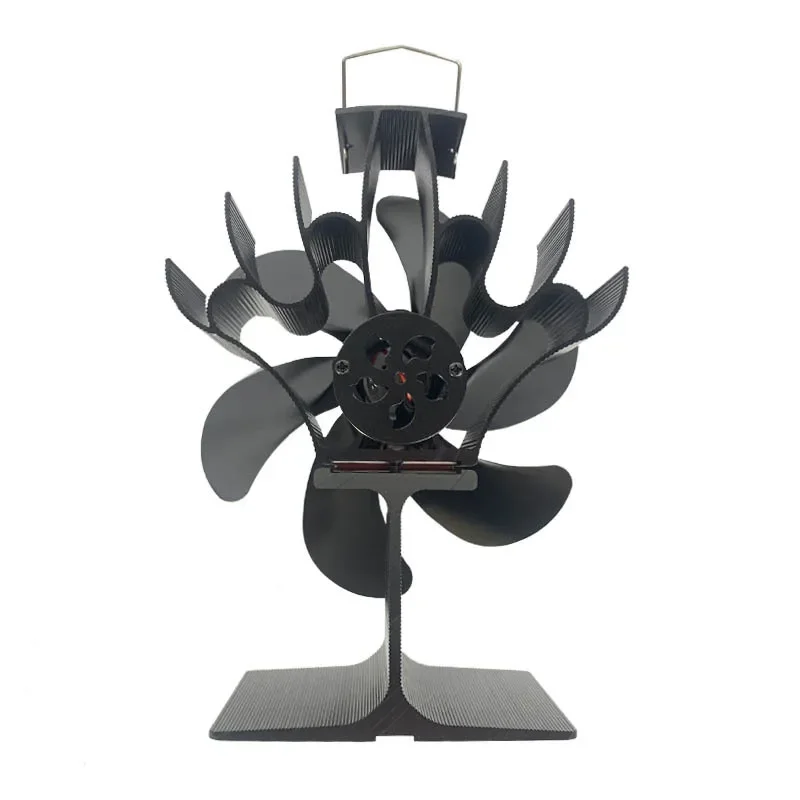 LT409 Thermal Powered Fireplace Fan Stove Fan High Temperature Resistance Without Electricity From Starting