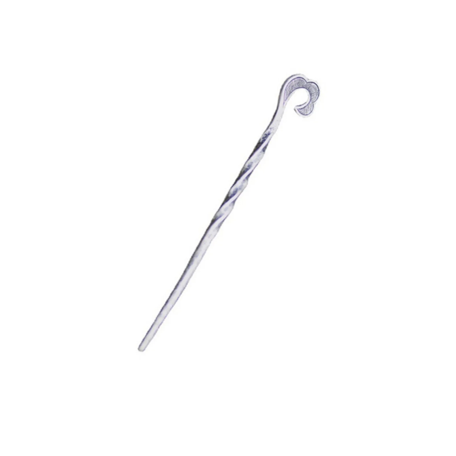 1PC Vintage Zepter, Haarnadel, Silber Haarnadel, vielseitig, einfach, Hanfu, Haarnadel, Premium, Kopfbedeckung, Design, Haarschmuck – Detail 6