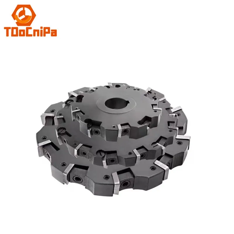 Indexable Triple-Edge Flute Milling Cutter Triple-edge Face Milling Disc