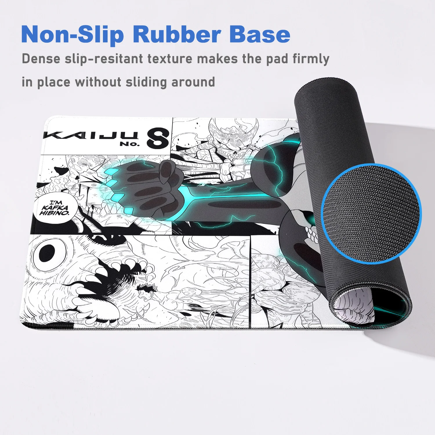 XXL 40X90CM Anime Mousepad Large Gaming K-Kaiju No. 8 Mouse Pad LockEdge Rubber accessories Computer Keyboard Table Desk Mat rug