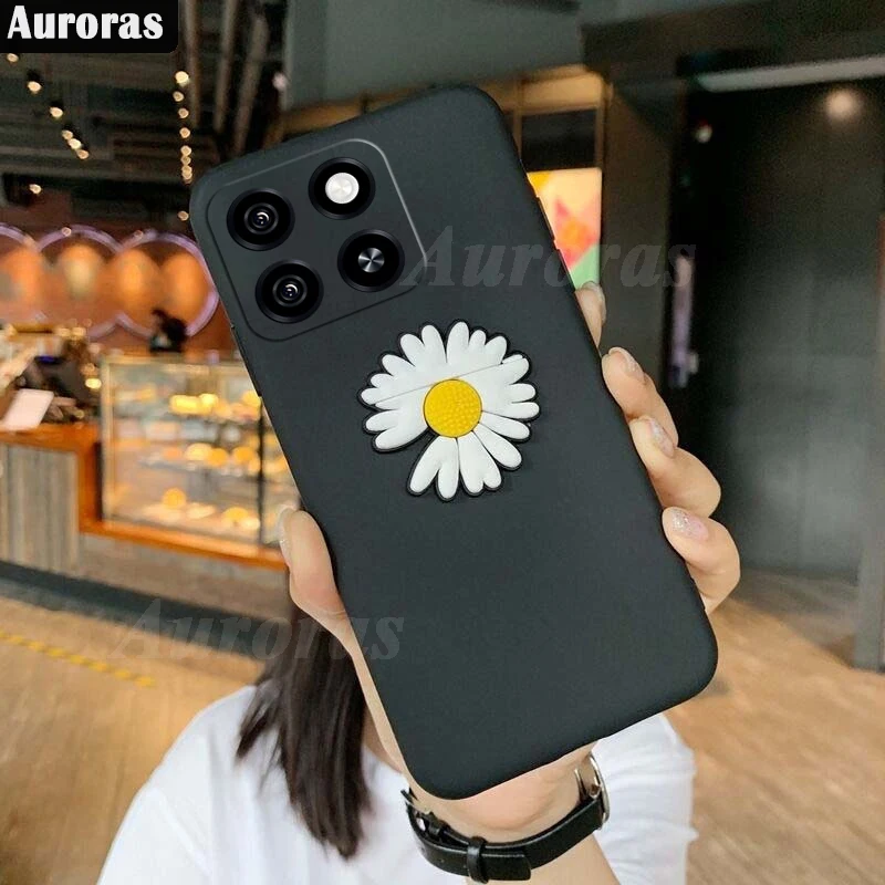 

Auroras For ZTE Blade A55 4G Case Chrysanthemum Ring Ultra-Thin Silicone Soft Shell For ZTE Blade A35 4G Back Cover