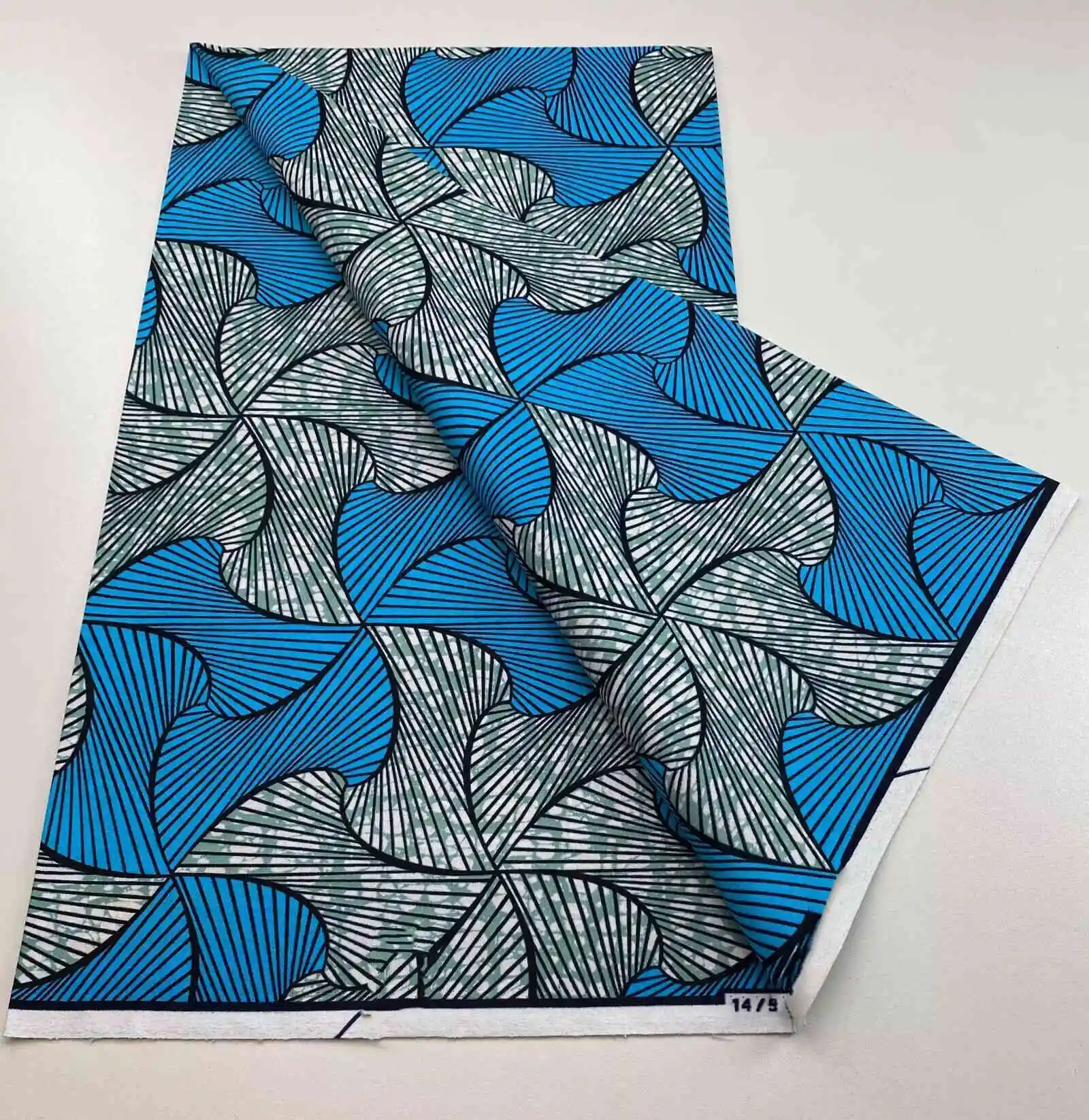 2025 جودة عالية مضمونة حقيقي طباعة أفريقية قماش شمع حقيقي تصميم أنقرة نمط 100% قطن Pagne #2