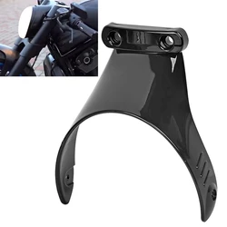 Motorcycle Gloss Black ABS Plastic Front Headlight Bracket Mount For Harley V-Rod Muscle VRSCF 2002-2017