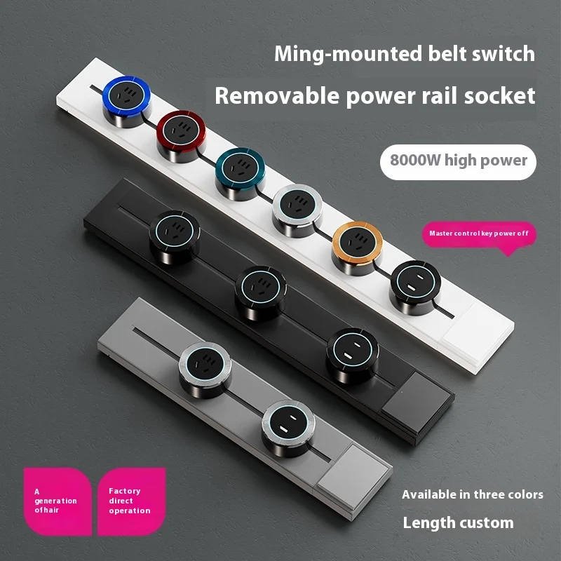 英国アメリカ規格多機能壁コンセント ホワイト彫刻 外国貿易用電源コンセント 6 NFCコンセント 2可動プラグ