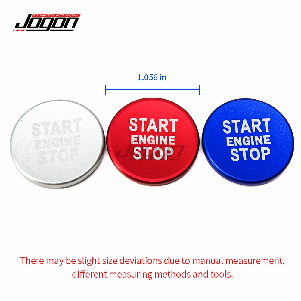 Car Interior Engine Start Stop Push Button Switch Ring Cover Trim Start Stop Button Switch Sequins Sticker  For KIA K3 2015-2021