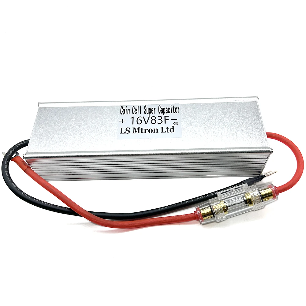 

LS Mtron Ltd 16V83F Aluminum Shell With Fuse 2.7V500F Automobile Rectifier Module Large Capacity For Backup Power Supply