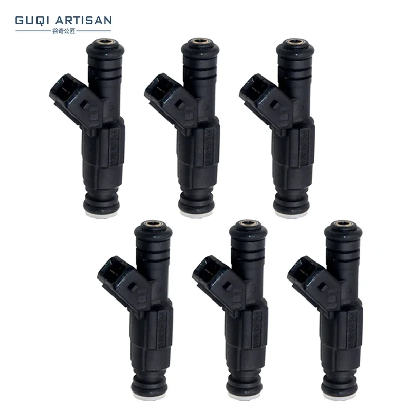 6PCS Fuel Injector 0280155844 For Fairlane Falcon LTD AU BA BF 4.0L 6Cyl For Jeep Cherokee Dodge bico injetor combustivel