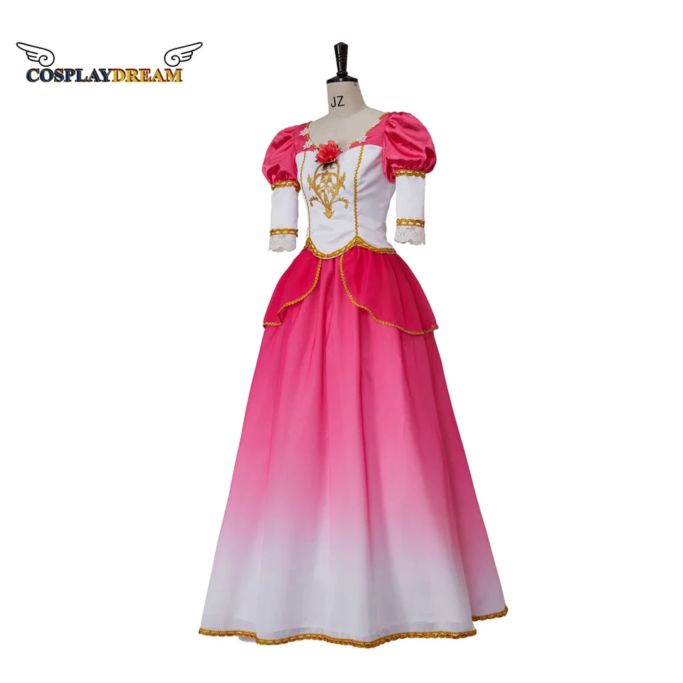 Princess Genevieve Cosplay Costume 12 Dancing Princess Dress Halloween  Dancing Princess Dress Fairy Pink Gradient Dance Dress - AliExpress  200000532