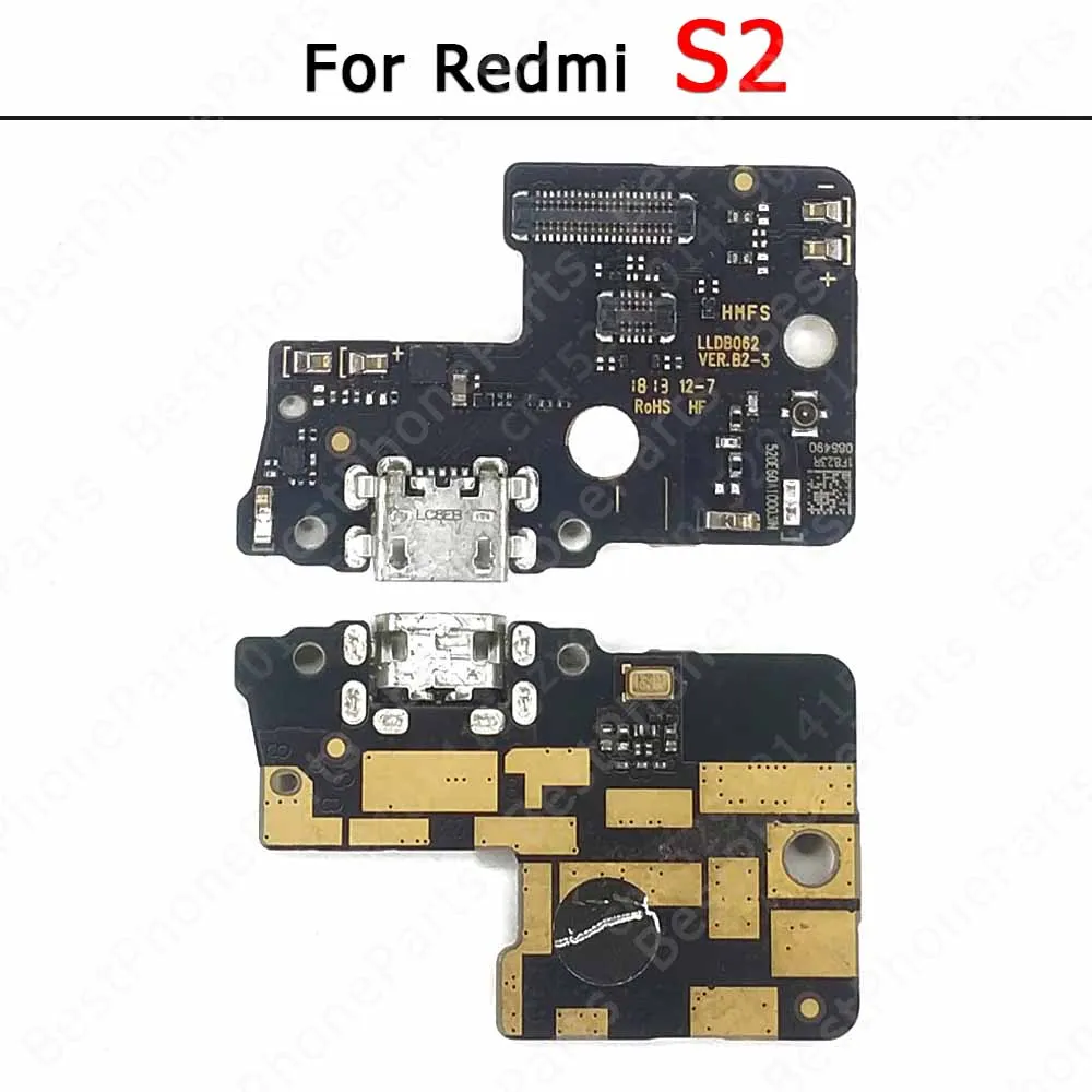 Usb Connector For Xiaomi Mi Max 2 Note 3 Play A1 5X A2 Lite 6X A3 Mix 2S Redmi S2 Pro Charging Port PCB Charge Board