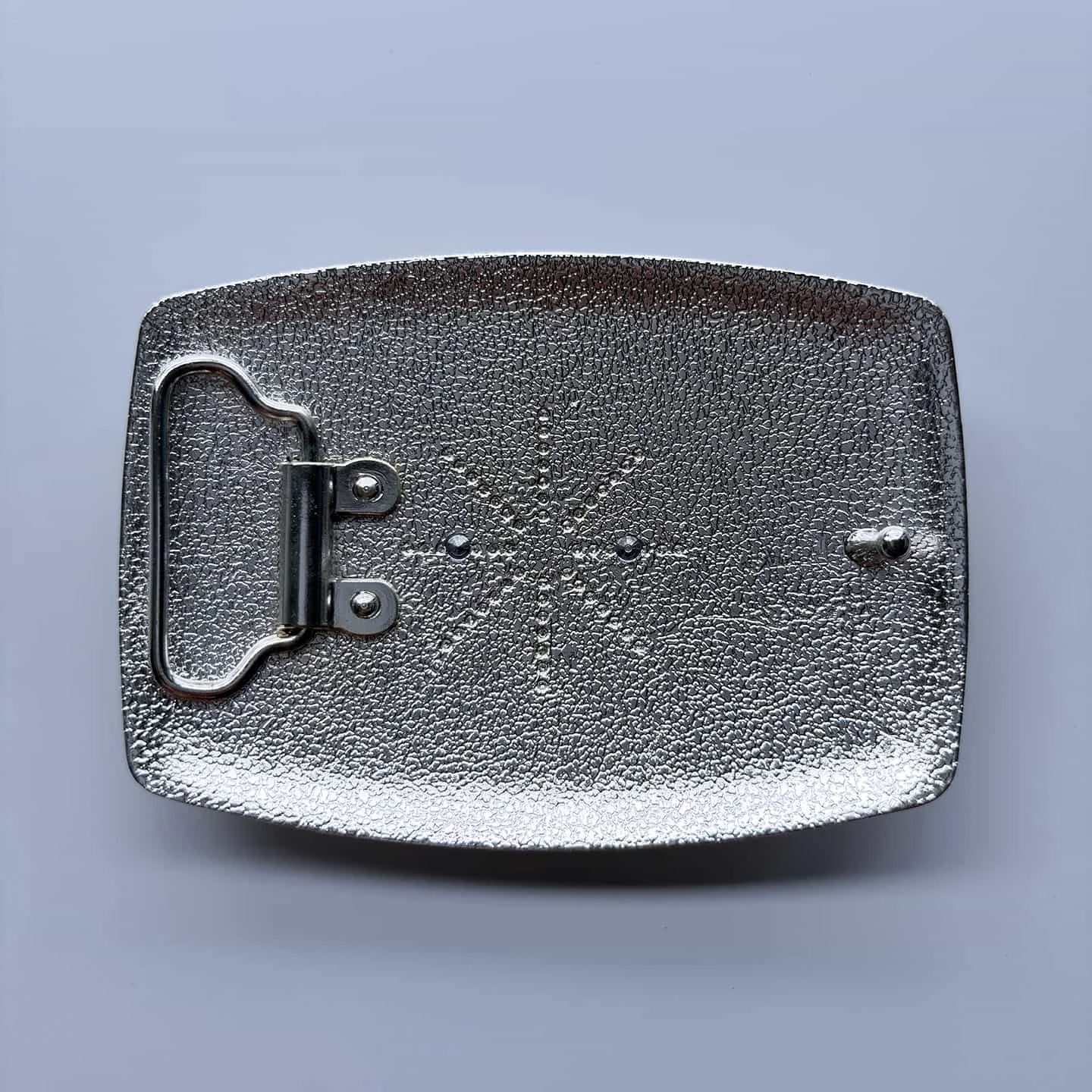 Bright Silver With Gold Longhorn Bull Rodeo Star Cowboy Cowgirl Rectangle Belt Buckle Hebilla Gurtelschnalle Boucle de ceinture