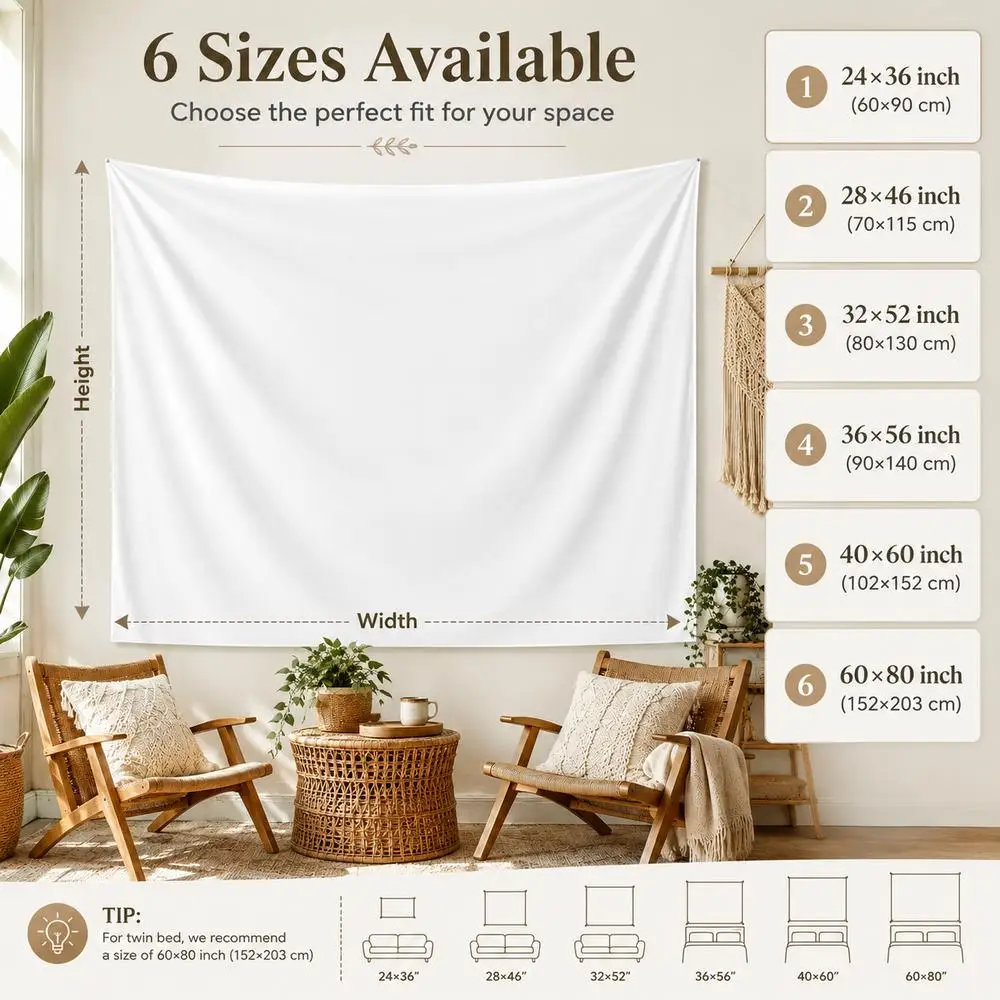 VIKAMA Gothic Dark Tapestry Durable Soft Microfiber Horizontal Wall Hanging Decor For Bedroom Patio Garden Parties 6