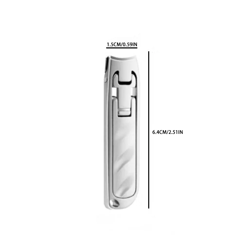 Portable nail clippers, with folding nail clippers, single small size, ultra-thin nail clippers