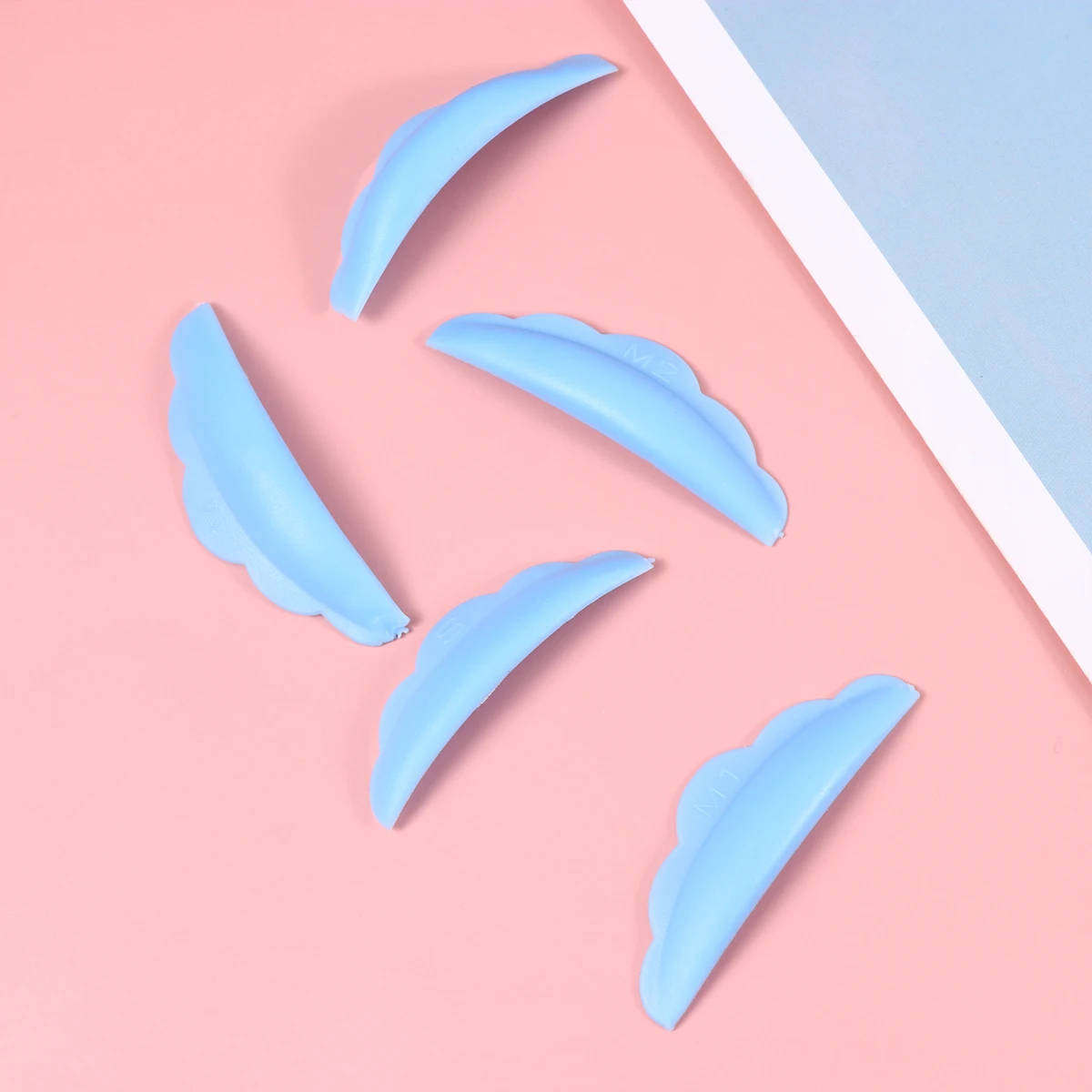 

5 Pairs Hot Eyelash Patch Fake Eyelashes Aid Tool Extensions Gasket Perm Gaskets Silicone Pad for Grafting