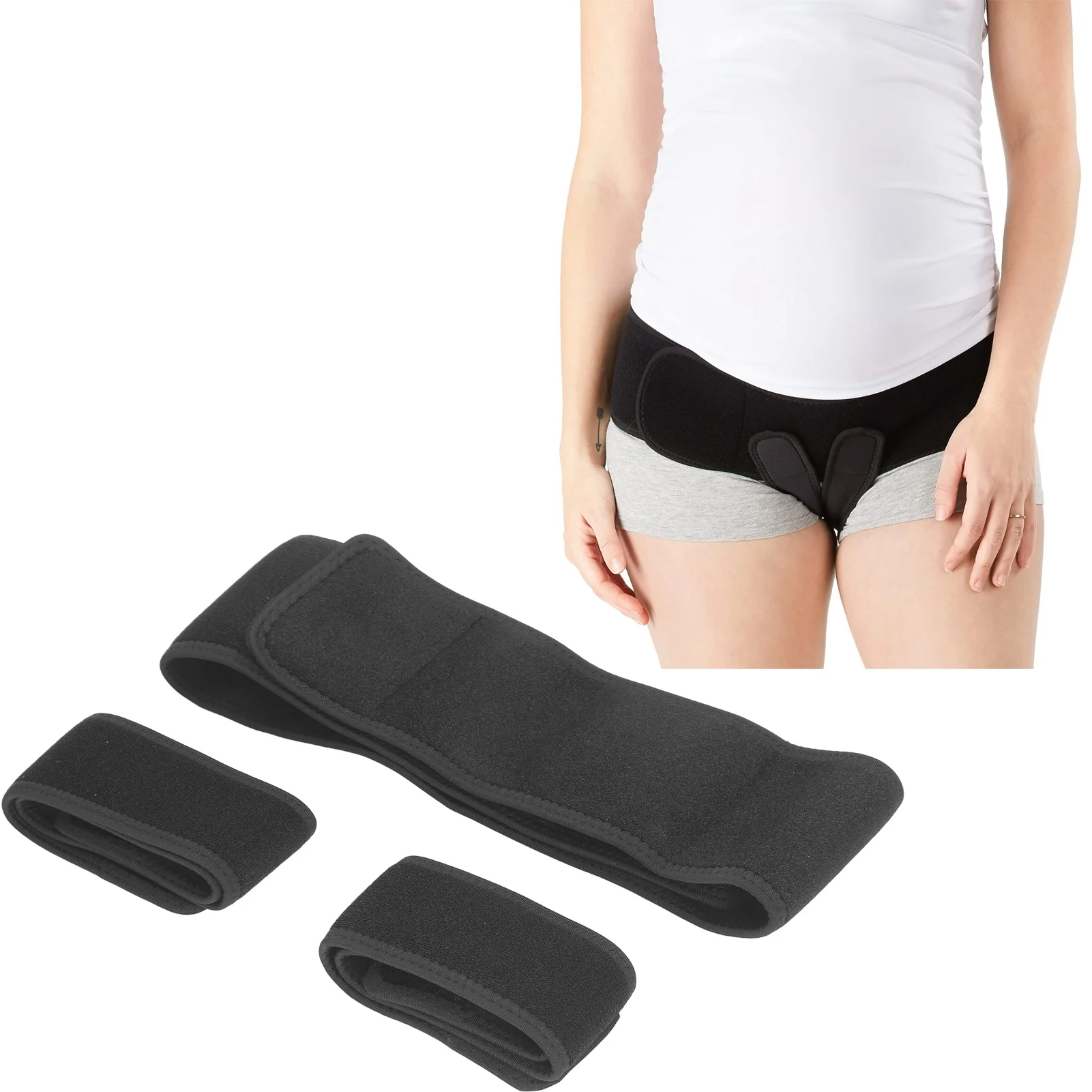 Pelvic Support Belt Highly Stretchy Easy To Wear Adjustable Uterus Support Belt for Vulvar Varicosities for Pregnancy SPD