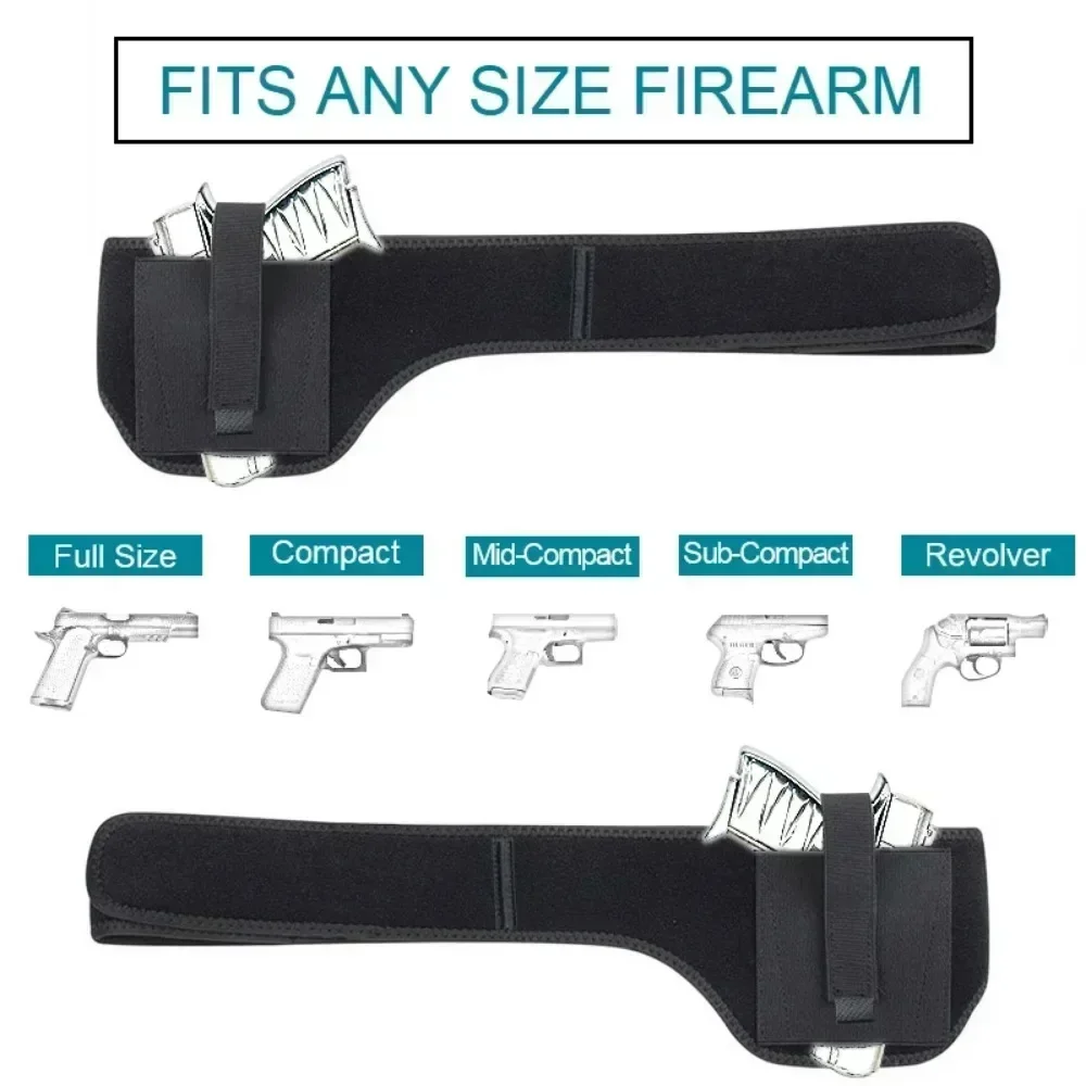 Neue 1PC Outdoor Pistole Holster Holster Multifunktionale Verdeckte Trage Taille Universal Lager Gürtel Pistole für Taktische Ausrüstung – Detail 5