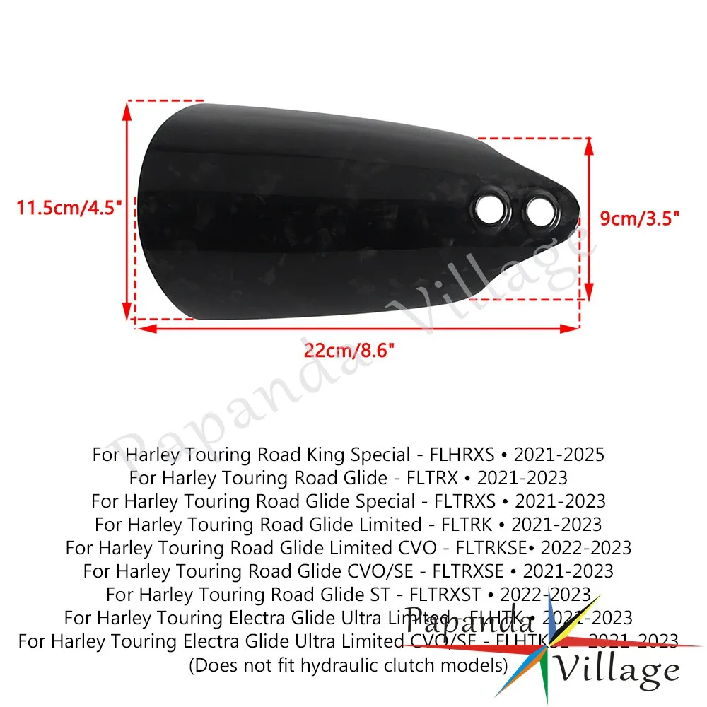 Low Profile Motorcycle Hand Guard Handle Protector For Harley Touring Road King FLHR FLHRC FLHRSE FLHRSE 5  FLHRSE 4 2008-2016