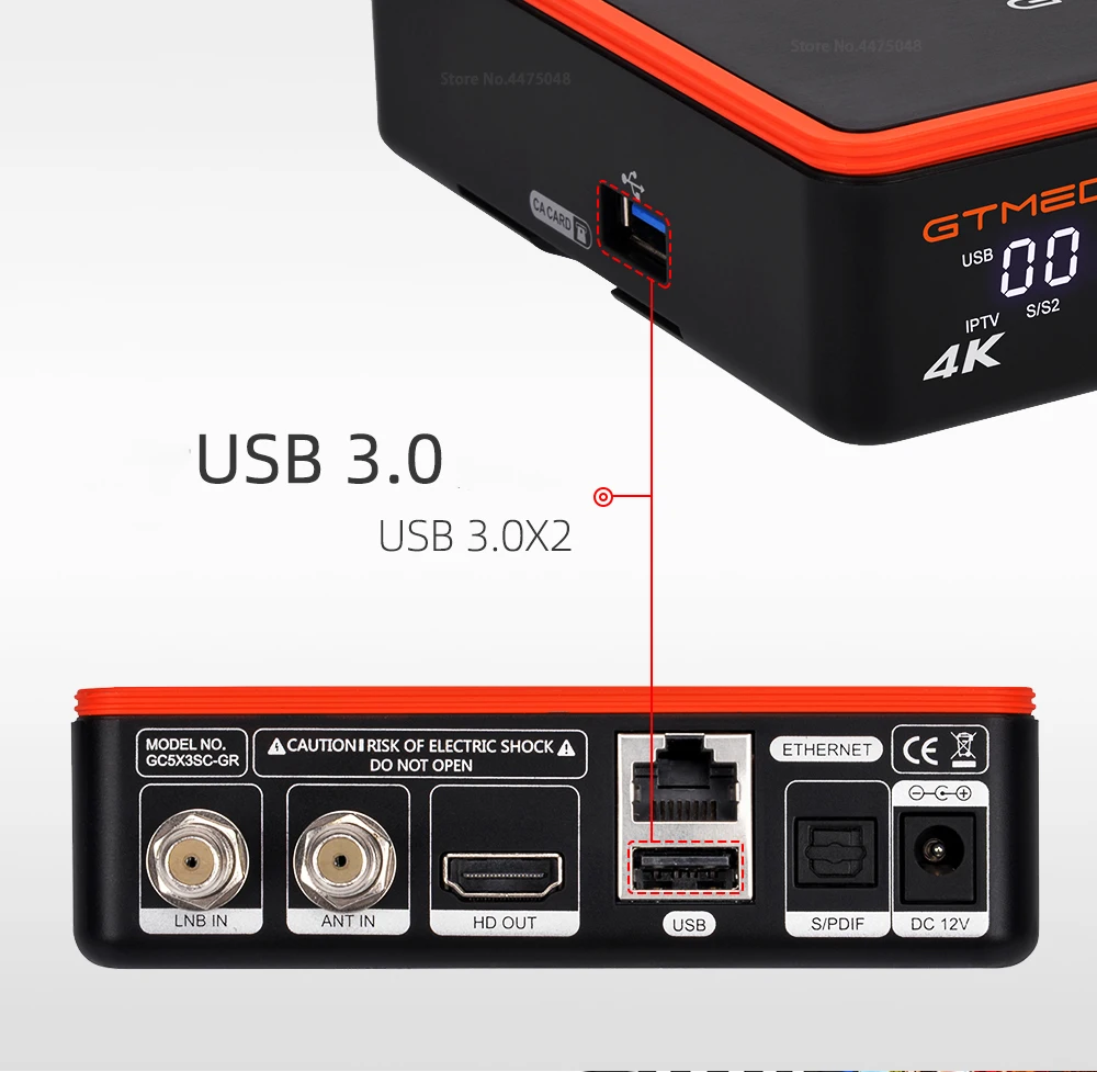 Imagem -05 - Gtmedia-gt Combo Receptor de Satélite 4k 8k Android 9.0 Smart tv Box Dvb-s2 Dvb-cabo t2 2g Mais 16g Genuíno Construído em Wifi