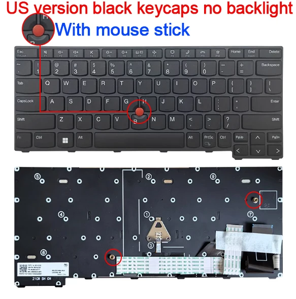 米国英語ラップトップキーボード Lenovo X13 YOGA Gen2/Gen3/Gen4 S2 米国英語ラップトップキーボード Lenovo X13 YOGA Gen2/Gen3/Gen4 S2