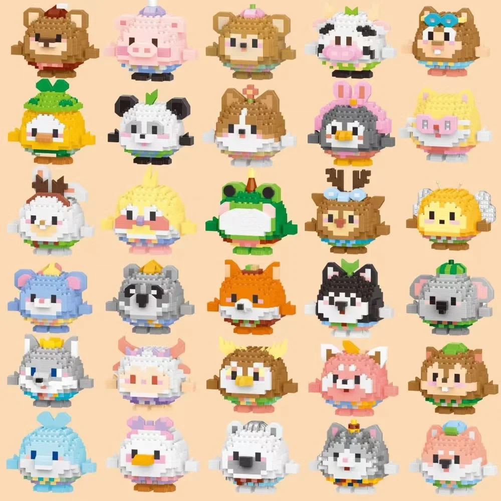 

Lovely Animal Ball Nanobrick Micro Diamond Block Panda Duck Elephant Penguin Dog Fox Building Brick Frog Owl Wolf Rabbit Cow Toy