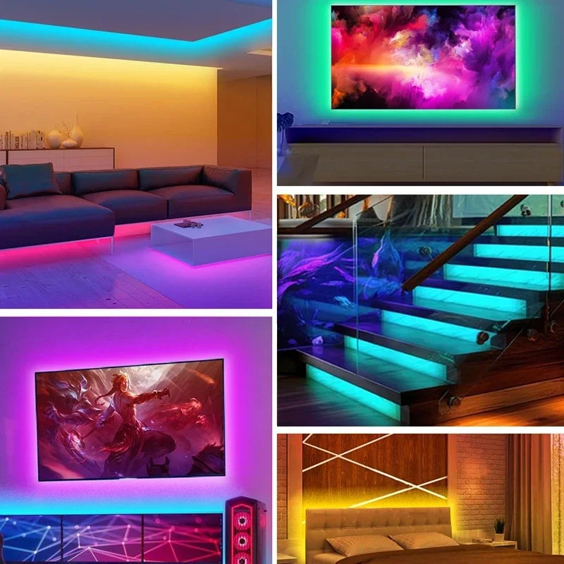 24 Keys Remote RGB LED Light Strip, USB Operated Color Changing Lamp for Home Kitchen Bar & Bedroom Decoration - view 6