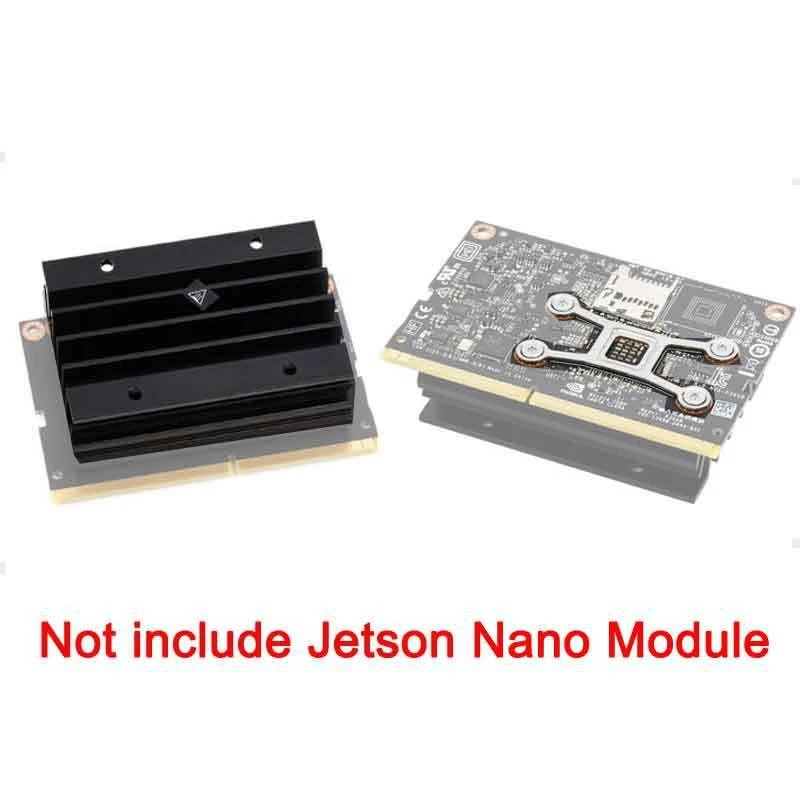 For Aluminum Heatsink with Bracket Spring Clip Pre‑applied Thermal Grease for NVIDIA Jetson Nano Original Cooling Replacement