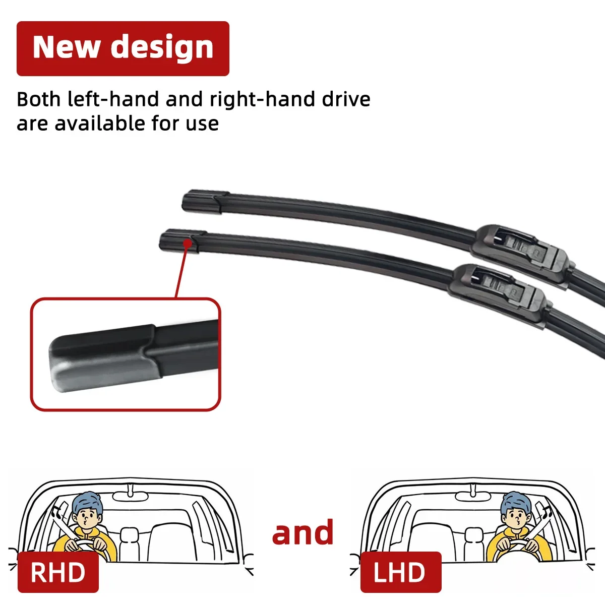 J Hook U General Car Wiper Blades for Front Windshield 14\