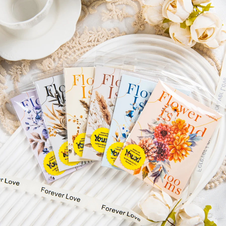 

120 листов (6 упаковок) больших цветочных ПЭТ-наклеек, красивая нарезка цветов, винтажная горячая тиснение, резка цветочных украшений