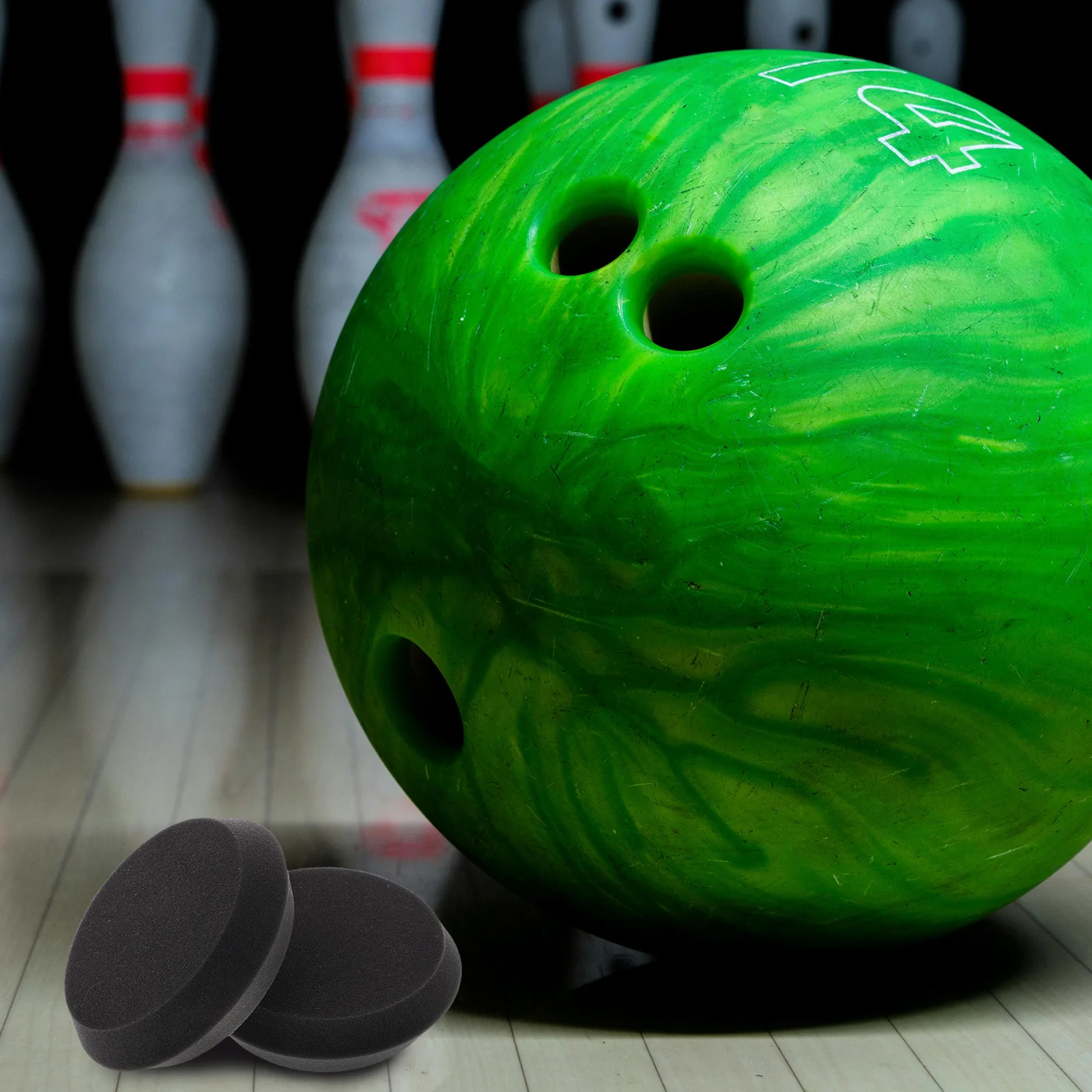 

2Pcs Bowling Ball Polishing Sponge Multipurpose Pads for Cleaning Repair and Surface Smoothing Bowling Accessories