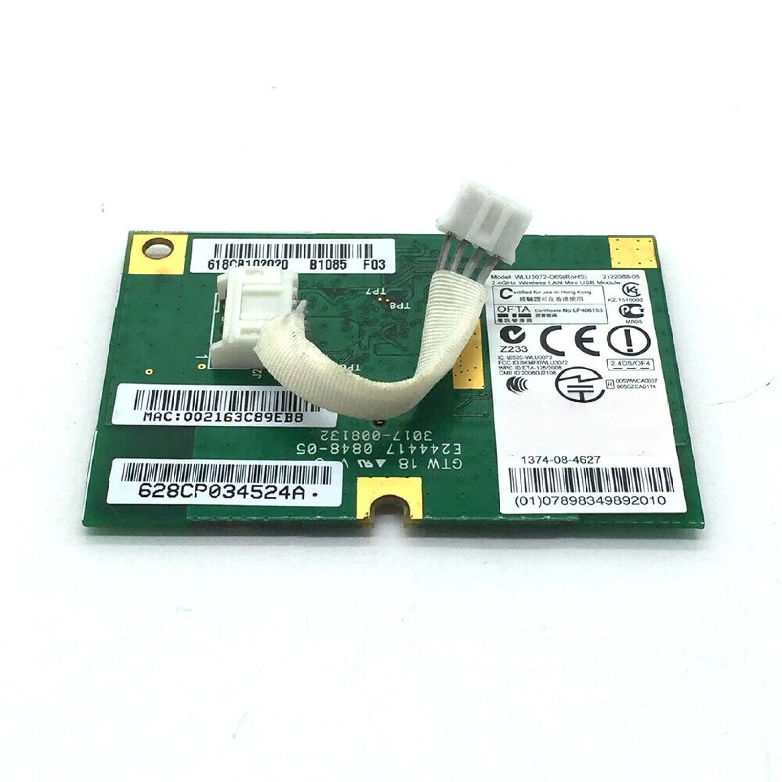 

WiFi Card WLU3072-D69 Fits For EPSON TX710W PX730WD EP-802A PX810FW TX700W EP-804A PX710W PX830 PX700W PX830FWD EP-901A