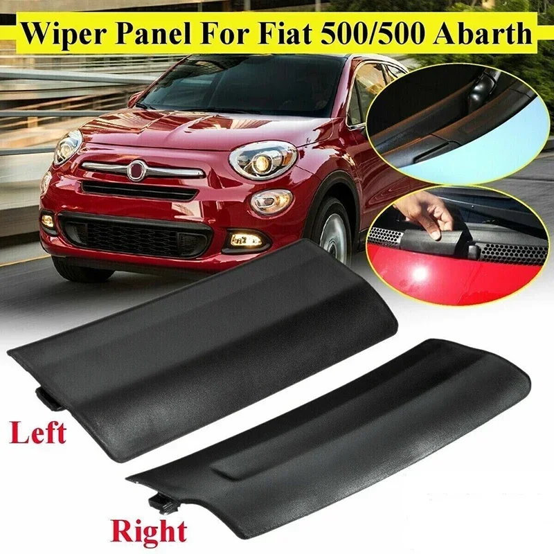 Car Front Wiper Scuttle Panel Trim For Fiat 500 2007-2015 For Abarth 500 2009-2011 2012 2013 2014 2015 2016 Auto Accessories