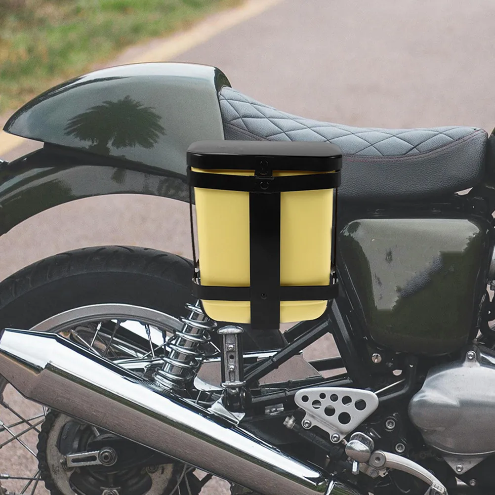 

Motorcycle Bumper Storage Box Multifunctional Waterproof Tool Case for on-The- Essentials Organized Secure Mounting